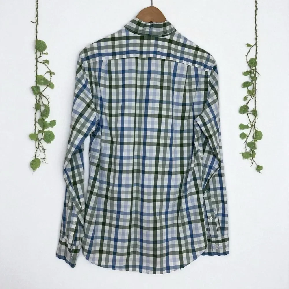 J. Crew Slim Flex Washed Button Down Shirt in Plaid